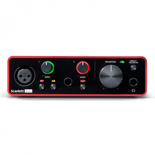 Внешняя звуковая карта FOCUSRITE Scarlett Solo 3rd Gen в Калининграде