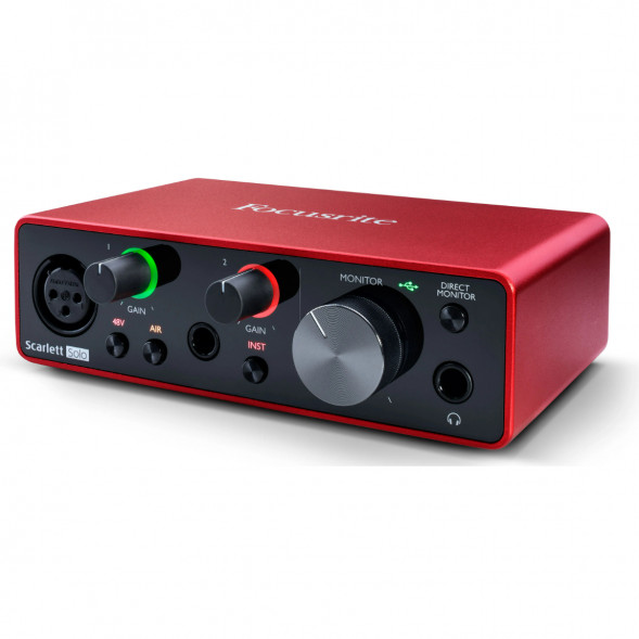 Внешняя звуковая карта FOCUSRITE Scarlett Solo 3rd Gen в Калининграде