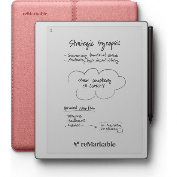 Графический планшет reMarkable Paper Pure+Marker Plus+Sleeve Folio, Desert Pink в Калининграде