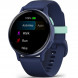 Умные часы Garmin Vivoactive 5, синие с металлически-синим безелем и силиконовым ремешком 010-02862-12 в Калининграде