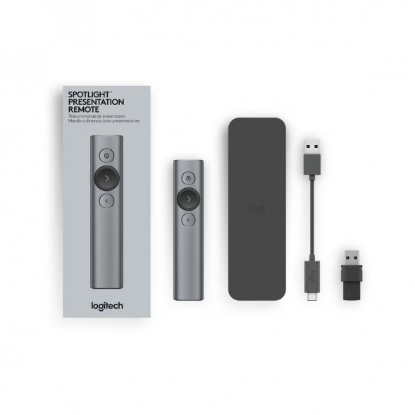 Презентер Logitech Spotlight Presentation Remote серый в Калининграде