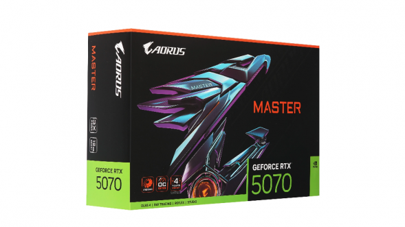 Видеокарта Gigabyte GeForce RTX 5070 AORUS MASTER, 12 ГБ GDDR7 в Калининграде