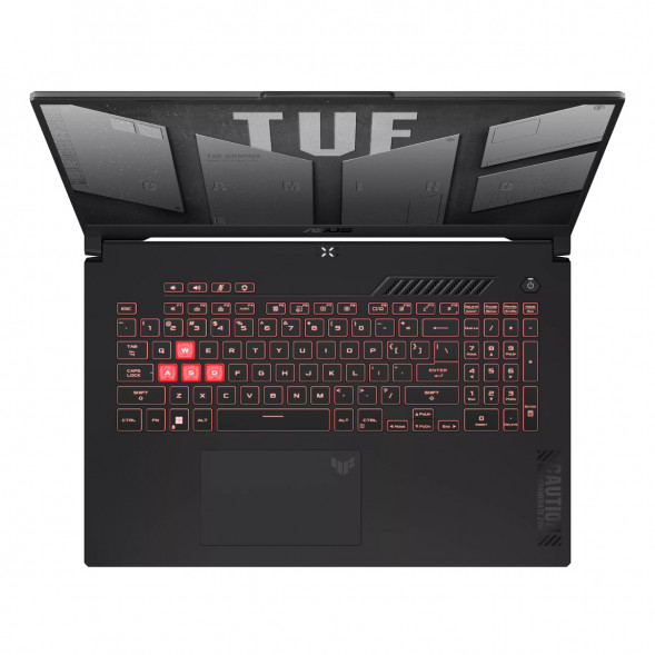 Ноутбук ASUS TUF Gaming A17 FA707NUG-HX156 (17.3&amp;quot;, IPS, 6 ядер, AMD Ryzen 7 7445HS 3.2 ГГц, 16 ГБ DDR5, SSD 512 ГБ, NVIDIA GeForce RTX 4050 - 6 ГБ, без ОС), черный в Калининграде