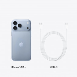Смартфон Apple iPhone 18 Pro 512GB (eSIM), Glacier