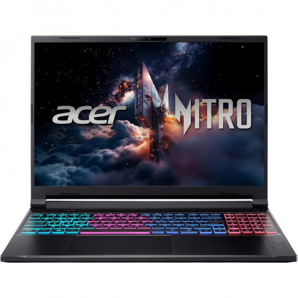 Ноутбук Acer Nitro V 16S ANV16S-71-71MF (16&amp;quot;, IPS, Intel Core 7 240H 2.5ГГц, 10 ядер, 16Гб DDR5, 1Тб SSD, RTX 5060 8Гб, Windows 11 Pro), черный в Калининграде