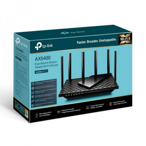 Роутер TP-LINK Archer AX73 (AX5400) в Калининграде