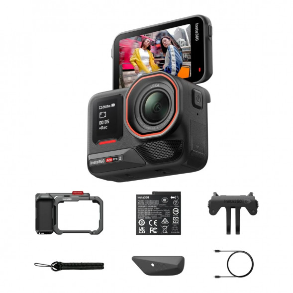 Экшн-камера Insta360 Ace Pro 2 Single Battery Xplorer Bundle, Gray в Калининграде