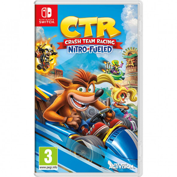 Игра Crash Team Racing Nitro-Fueled для Nintendo Switch, картридж в Калининграде