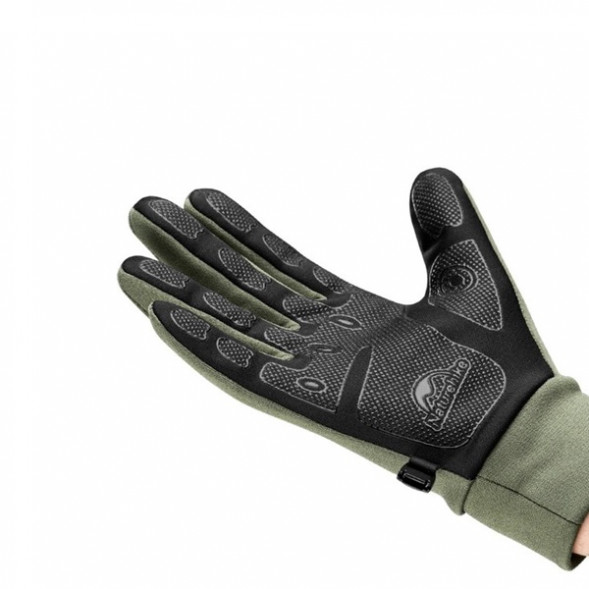 Перчатки сенсорные спортивные Naturehike Outdoor Full Touch GL10 (серый, L) в Калининграде
