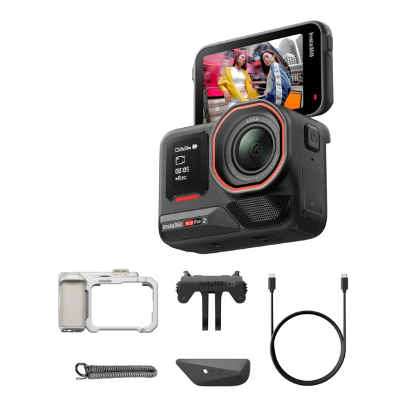 Экшн-камера Insta360 Ace Pro 2 Single Battery Xplorer Bundle, Silver в Калининграде