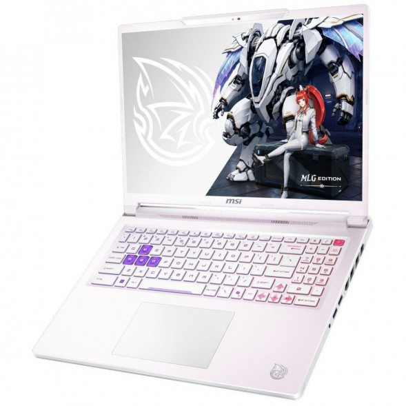 Ноутбук MSI Crosshair A16 HX MLG Edition E8WGXK-089XRUY (16&amp;quot;, IPS, AMD Ryzen 9 8940HX 2.4ГГц, 16 ядер, 16ГБ DDR5, 1ТБ SSD, NVIDIA GeForce RTX 5070 - 12 ГБ, без ОС), белый в Калининграде