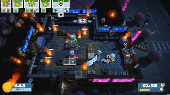 Игра Overcooked &amp;amp; Overcooked 2 [Nintendo Switch, английская версия] в Калининграде