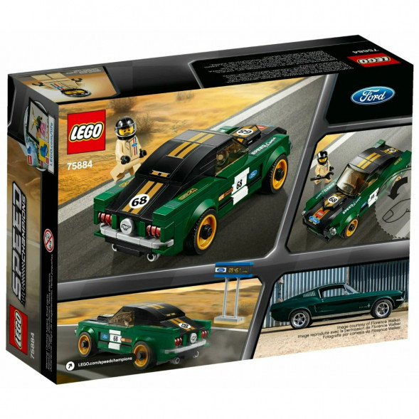 Конструктор LEGO Speed Champions 75884 1968 Ford Mustang Fastback в Калининграде