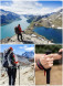 Треккинговая палка Naturehike 135 см, 1шт., серый/зеленый в Калининграде