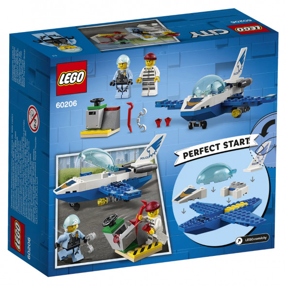 Конструктор LEGO City Police 60206 Воздушная полиция: патрульный самолет в Калининграде