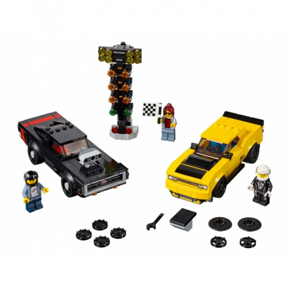 Конструктор LEGO Speed Champions 75893 2018 Dodge Challenger SRT Demon и 1970 Dodge Charger R/T в Калининграде