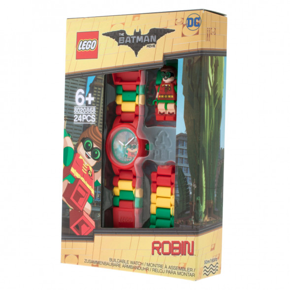 Часы LEGO Super Heroes 8020868 Batman Movie Робин с минифигуркой в Калининграде