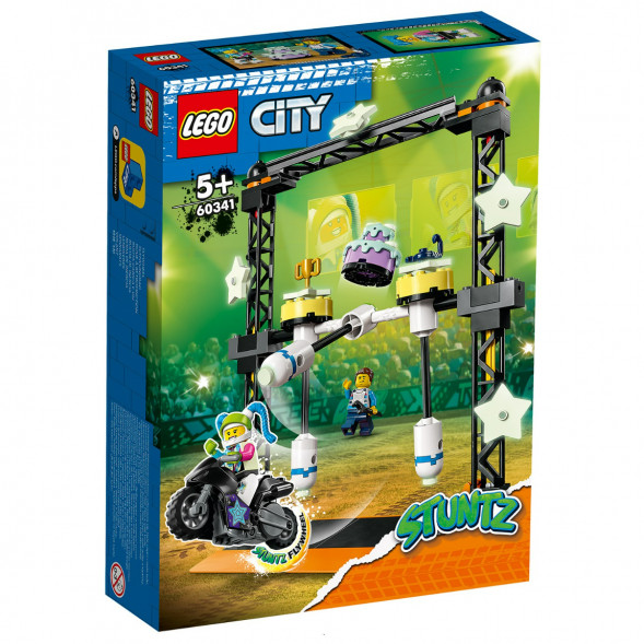 Конструктор LEGO City 60341 Трюковое испытание «Нокдаун» в Калининграде