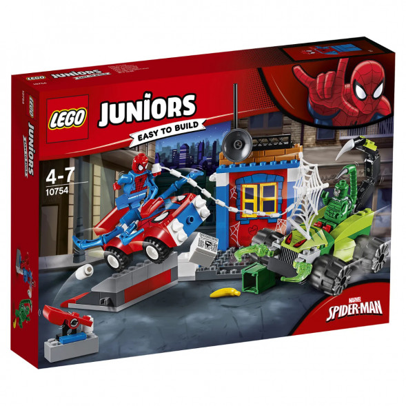 Конструктор LEGO Juniors 10754 Решающий бой Человека-паука против Скорпиона в Калининграде