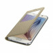Чехол для Samsung Galaxy S6 S-View Cover (EF-CG920BFE), Gold в Калининграде