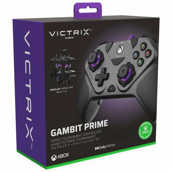 Проводной геймпад PDP Victrix Gambit Prime Tournament Controller Xbox One/Series/PC, черный в Калининграде