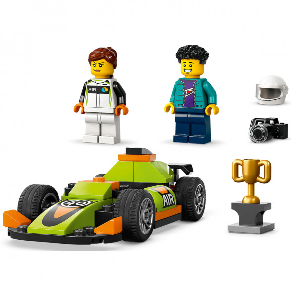 Конструктор LEGO City 60399 Зеленый Гоночный автомобиль в Калининграде