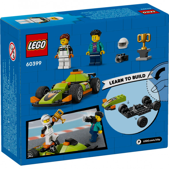 Конструктор LEGO City 60399 Зеленый Гоночный автомобиль в Калининграде