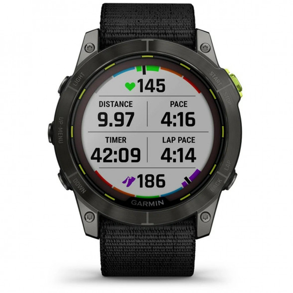 Умные часы Garmin Enduro 2 угольно-серый DLC титановый с нейлоновым ремешком UltraFit 010-02754-01 в Калининграде