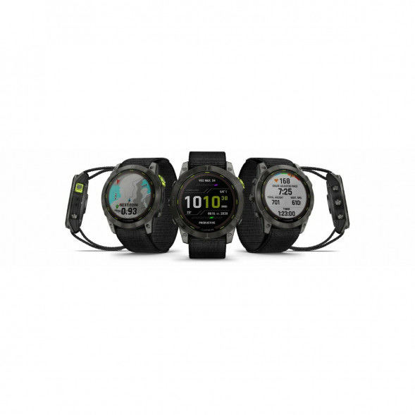 Умные часы Garmin Enduro 2 угольно-серый DLC титановый с нейлоновым ремешком UltraFit 010-02754-01 в Калининграде