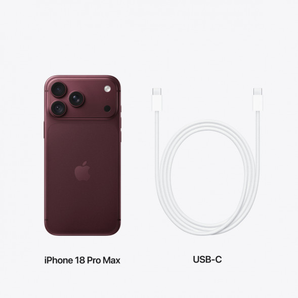 Смартфон Apple iPhone 18 Pro Max 1TB (SIM + eSIM), Burgundy в Калининграде