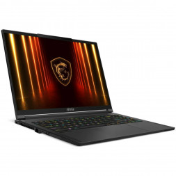 Ноутбук игровой MSI Stealth 16 AI A2HWFG-086XRU (16", Intel Core Ultra 7, 32ГБ, 1ТБ SSD, RTX 5060, FreeDOS), черный