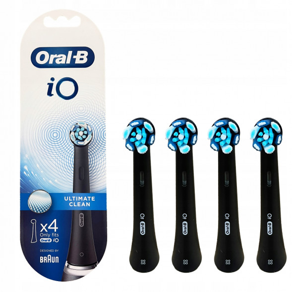 Насадка для электрической зубной щетки Oral-B iO Ultimate Clean Black, 4 шт. в Калининграде
