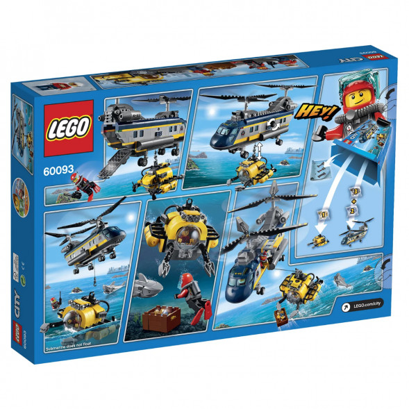 Конструктор LEGO City Deep Sea Explorers 60093 Вертолет исследователей моря в Калининграде