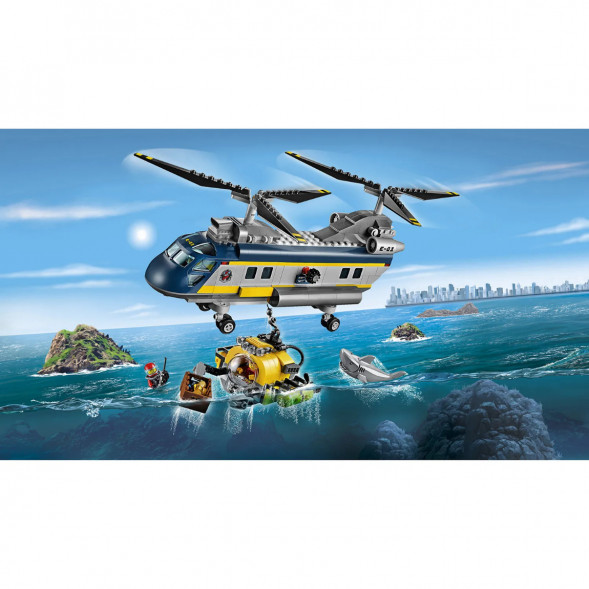Конструктор LEGO City Deep Sea Explorers 60093 Вертолет исследователей моря в Калининграде