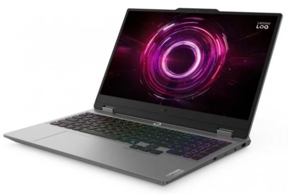 Ноутбук Lenovo LOQ 15AHP10(83JG007PUS) (15.6 &amp;quot;, Ryzen 7, 16 Гб RAM, 512 Гб SSD, GeForce RTX 5060, Серый) в Калининграде