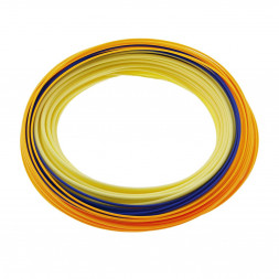 Леска RIO Premier Dart V2.0 Float WF7F/S3, Black/Yellow/Blue/Orange