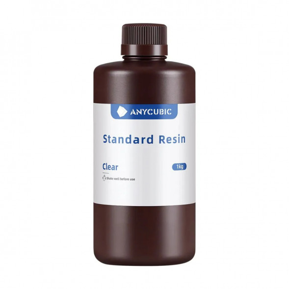 Фотополимерная смола Anycubic Standard Resin для 3D принтера Прозрачная (Clear), 1 кг в Калининграде