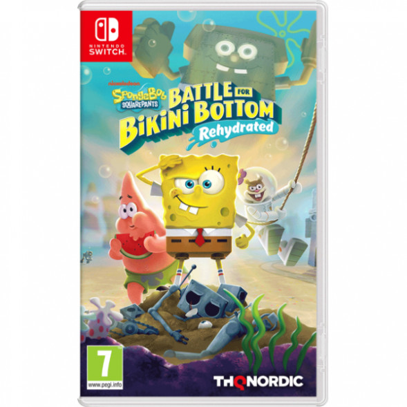 Игра SpongeBob SquarePants: Battle for Bikini Bottom - Rehydrated [Nintendo Switch, русские субтитры] в Калининграде