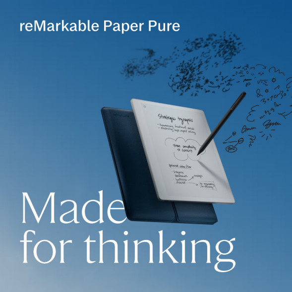 Графический планшет reMarkable Paper Pure+Marker Plus+Sleeve Folio, Ocean Blue в Калининграде